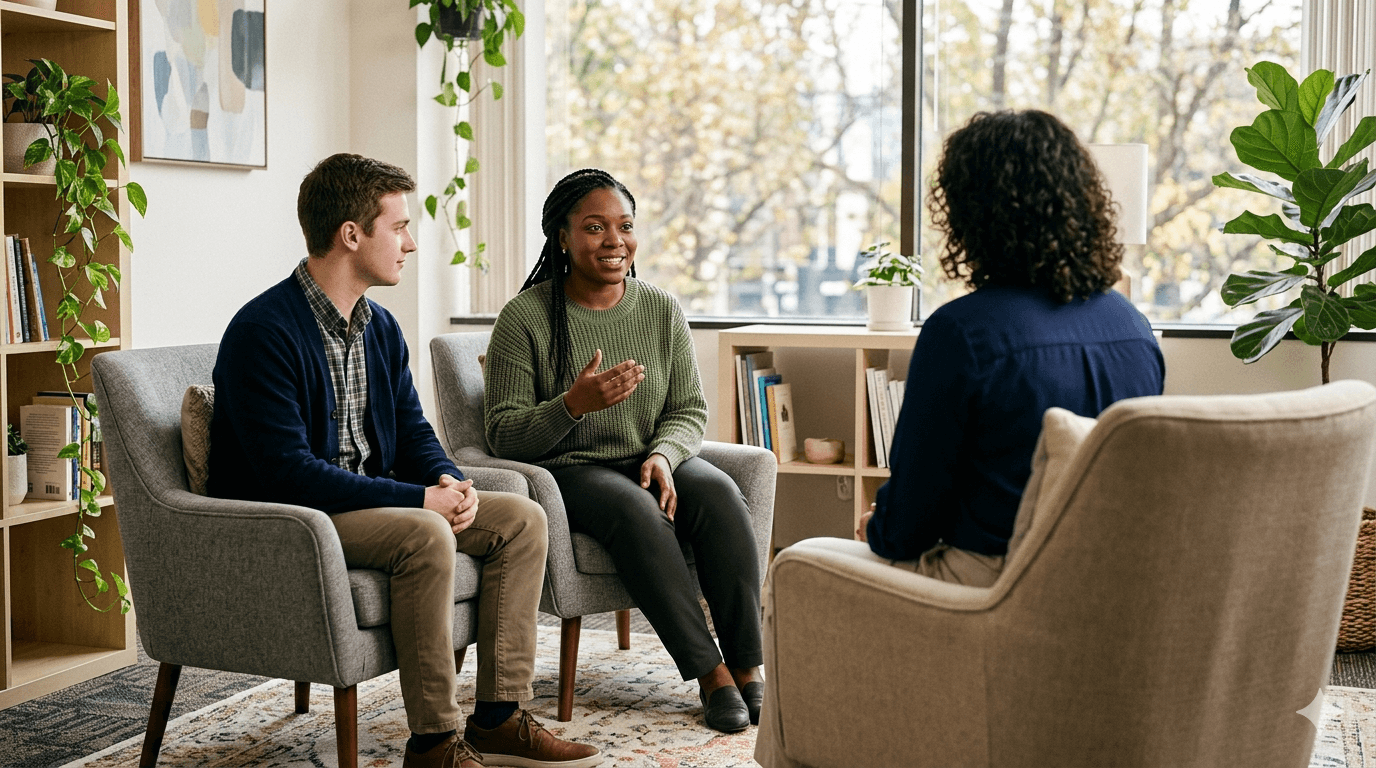 Behavioral health counseling session
